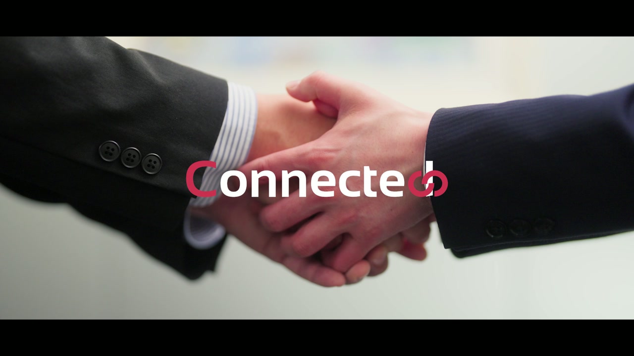 握手する手 ／「Connected」