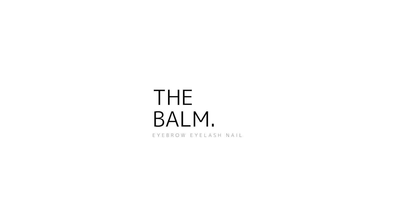 エンドロゴ「THE BALM.」